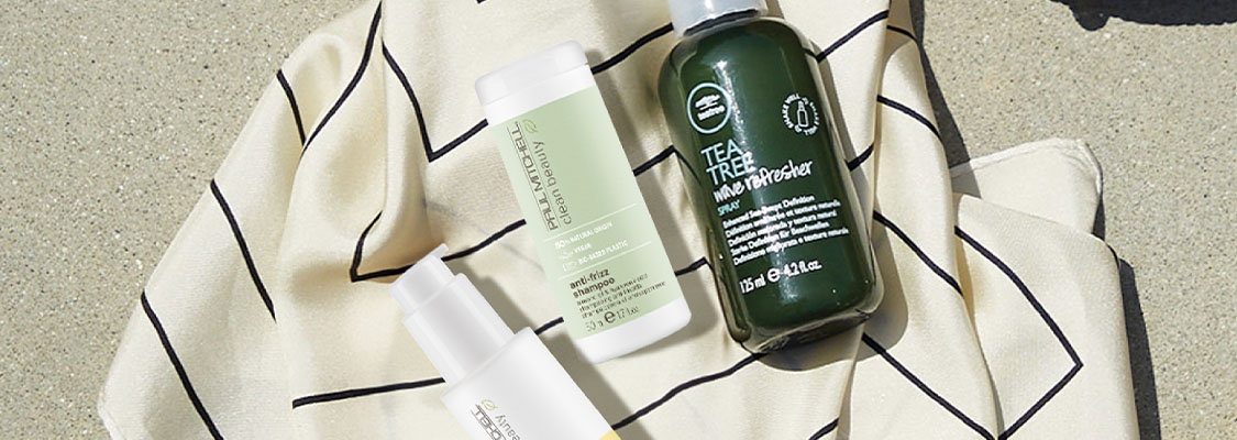 Paul Mitchell Products on a towel